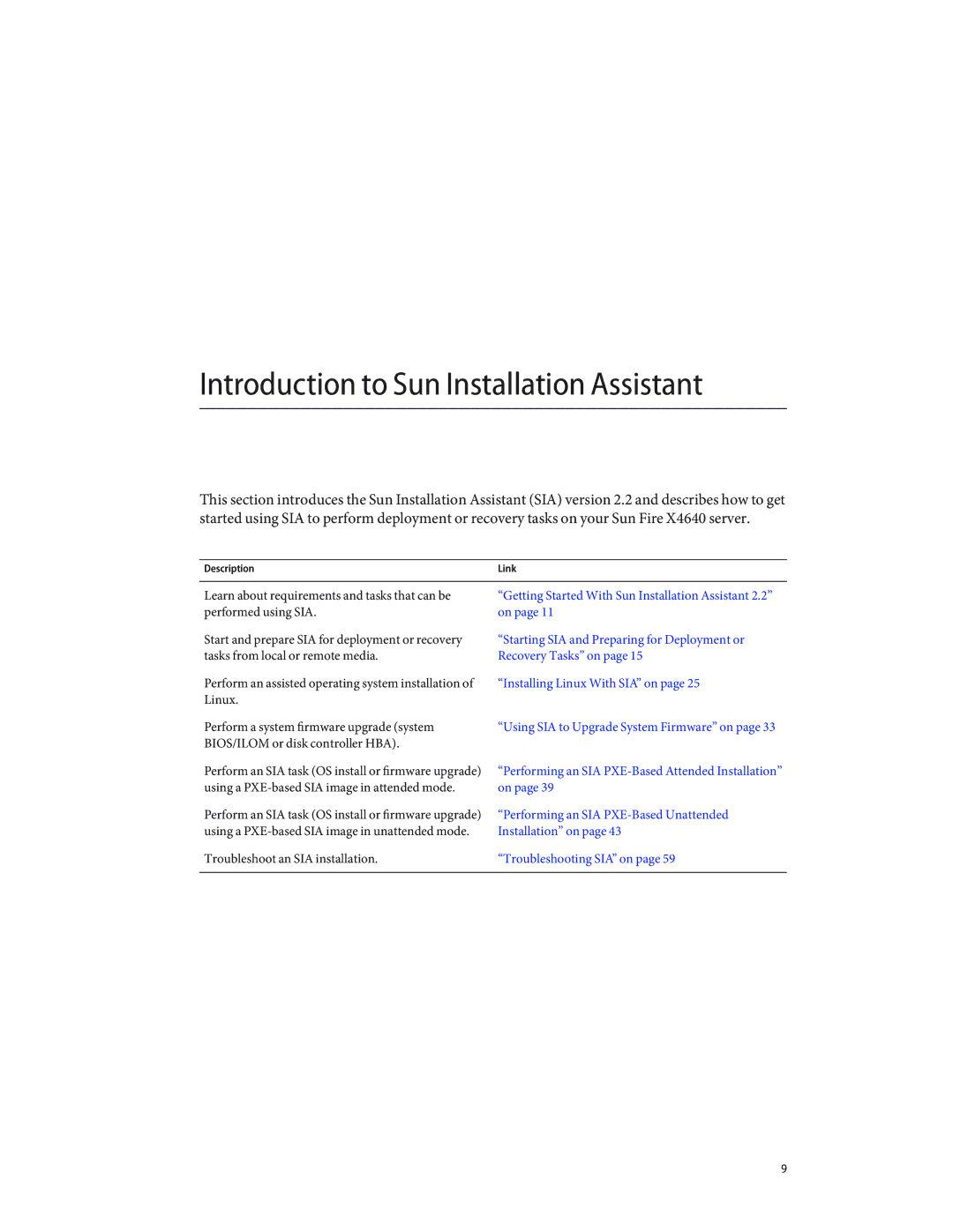 Sun Microsystems X4640 manual Introduction to Sun Installation Assistant 