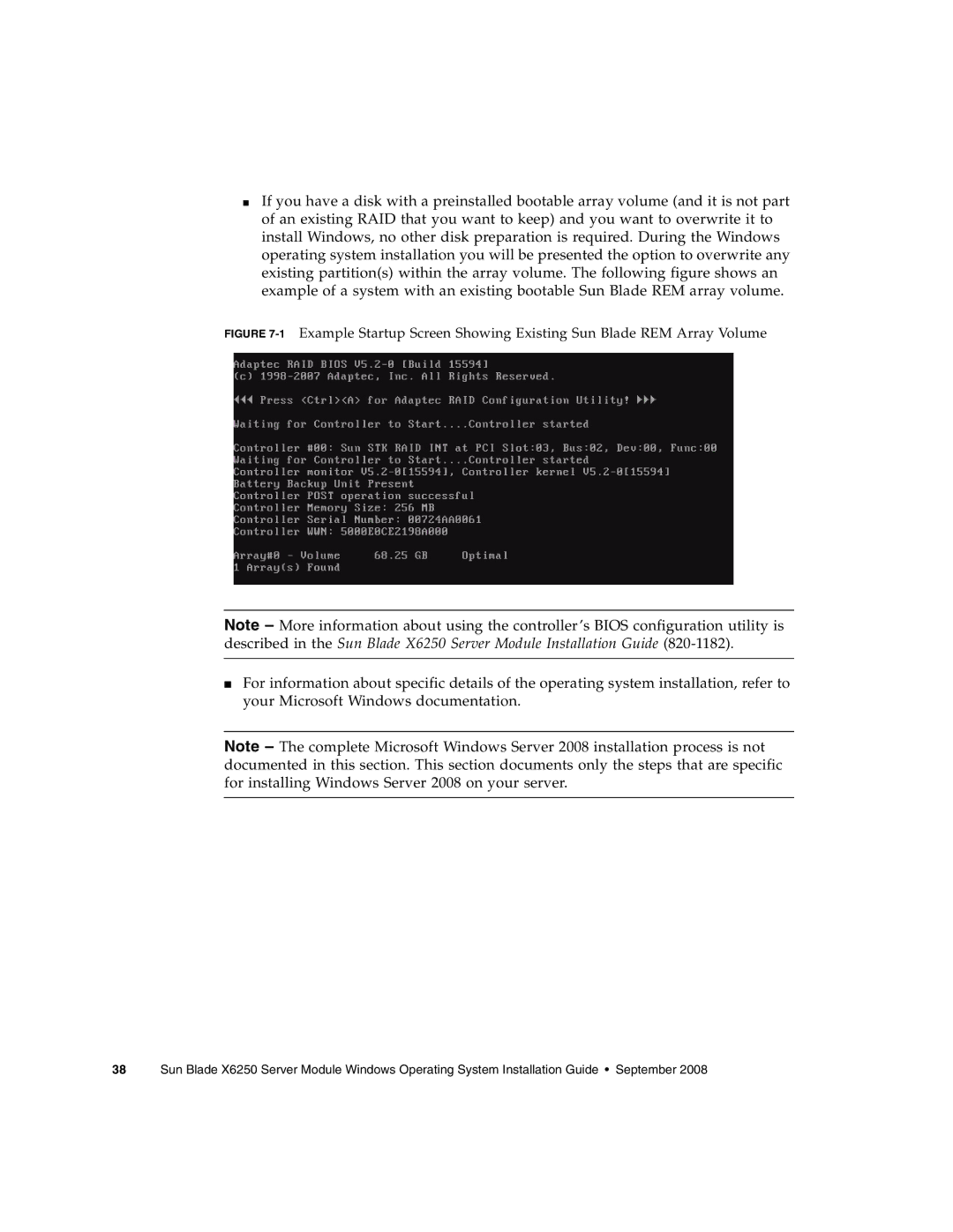 Sun Microsystems X6250 manual 