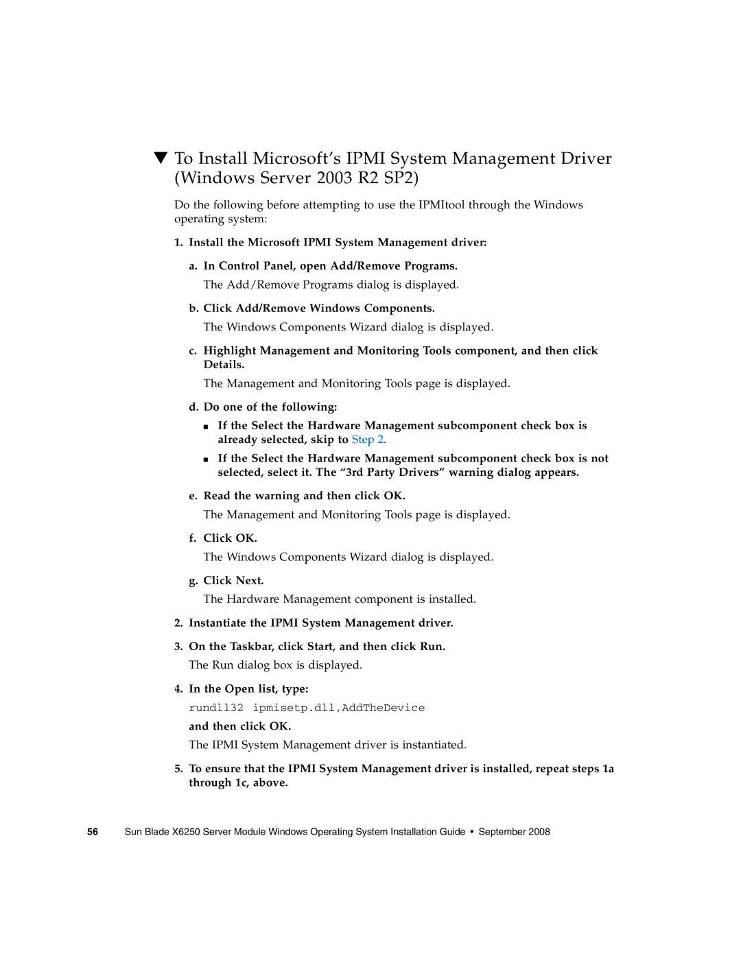 Sun Microsystems X6250 manual Click OK, Click Next 