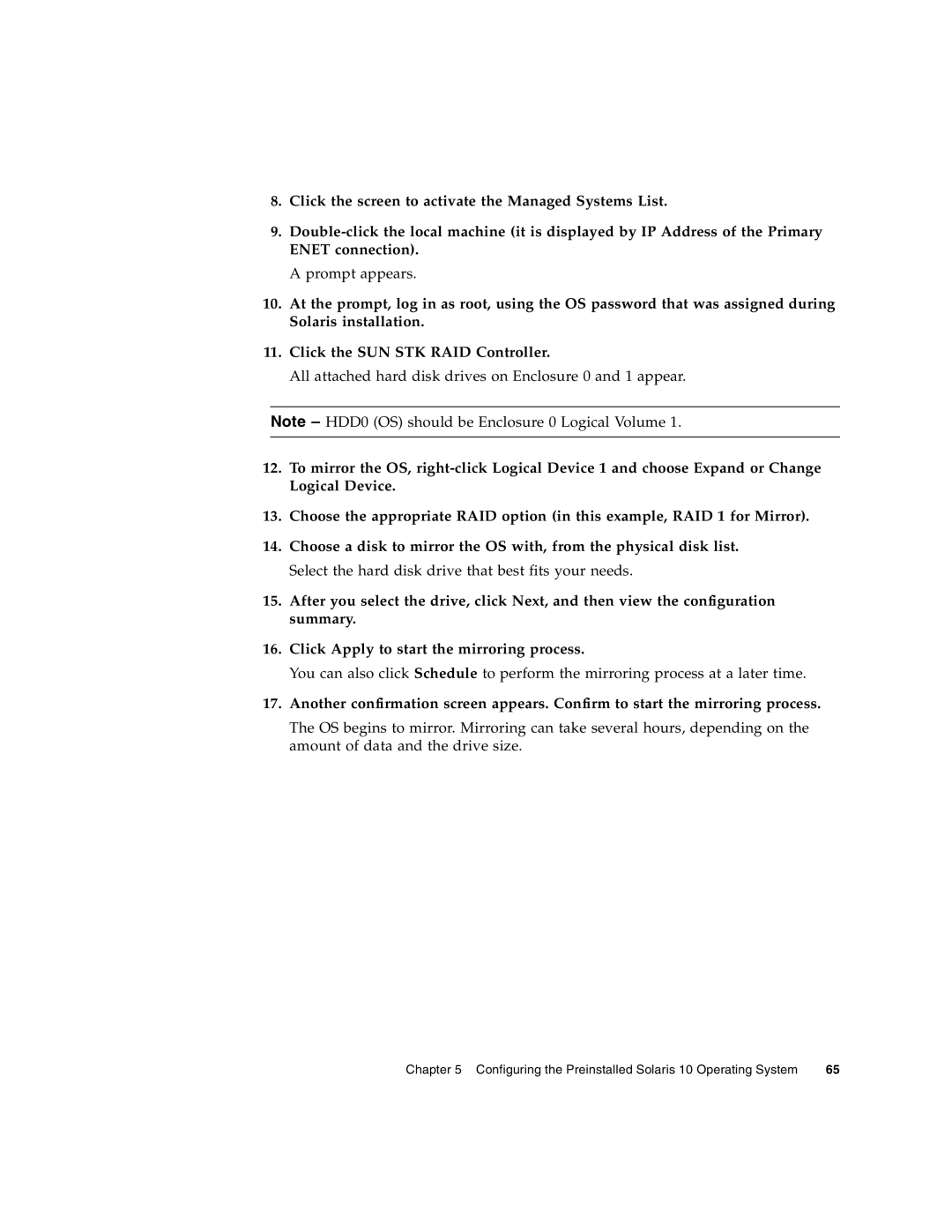 Sun Microsystems X6270 manual Prompt appears 