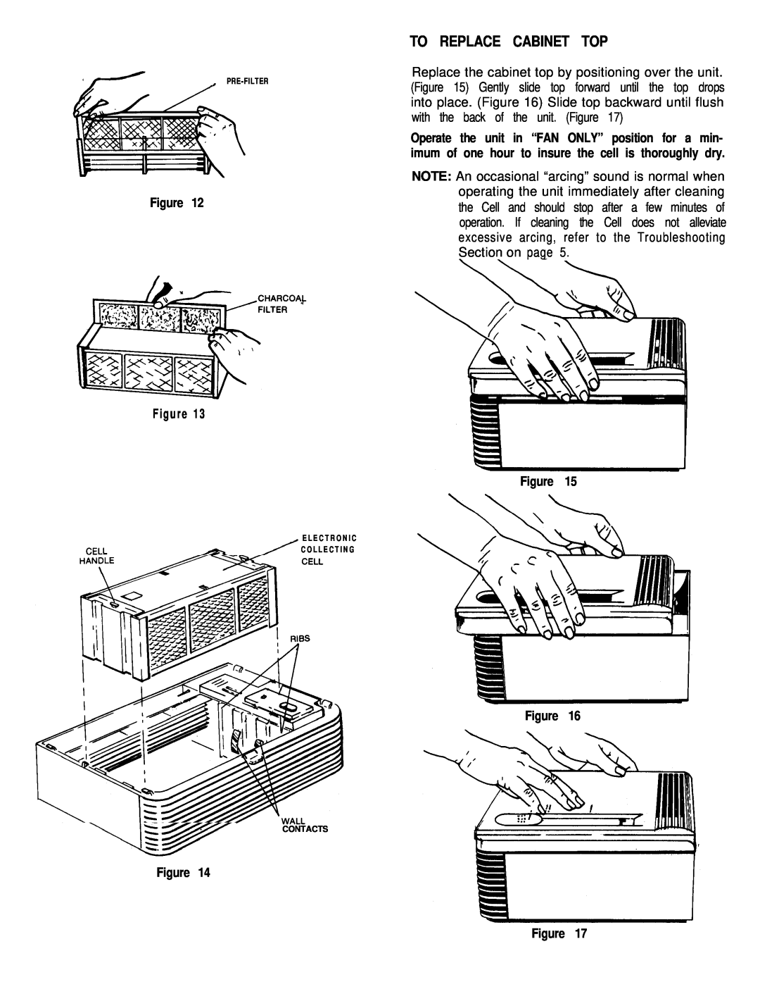Sunbeam 2571 owner manual To Replace Cabinet Top, Figure Figure 