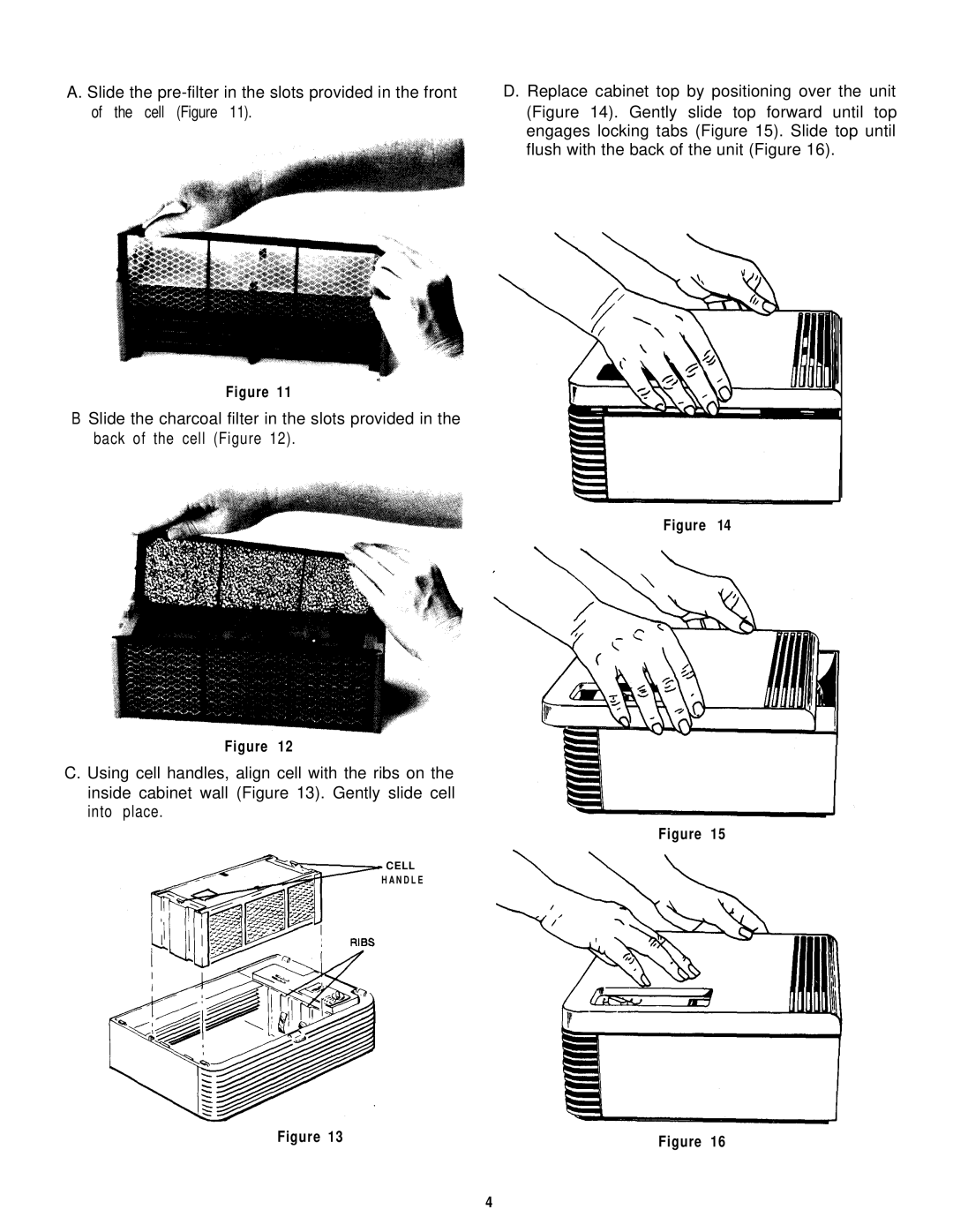 Sunbeam 2585 manual Cell H a N D L E 