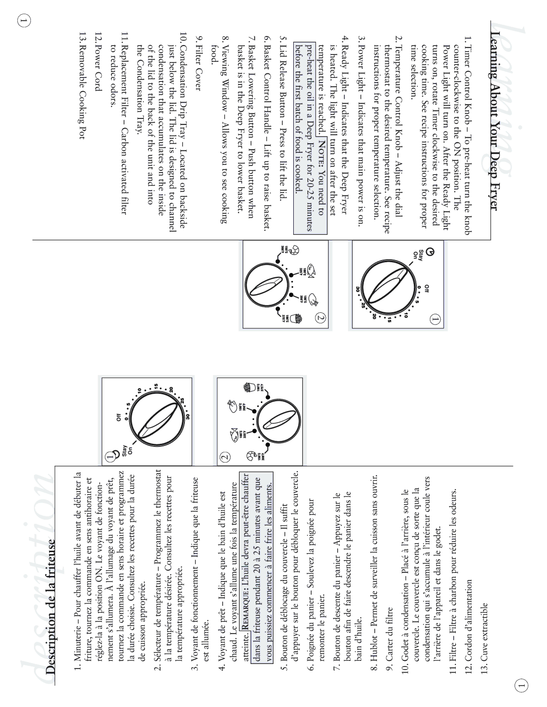 Sunbeam 3254-33, 3255-33 user manual Learning About YourlearningDeep Fryer 