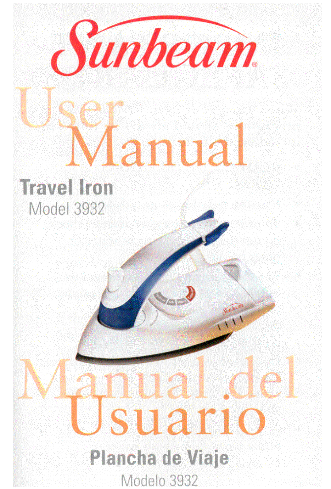 Sunbeam 3932 manual Suario 