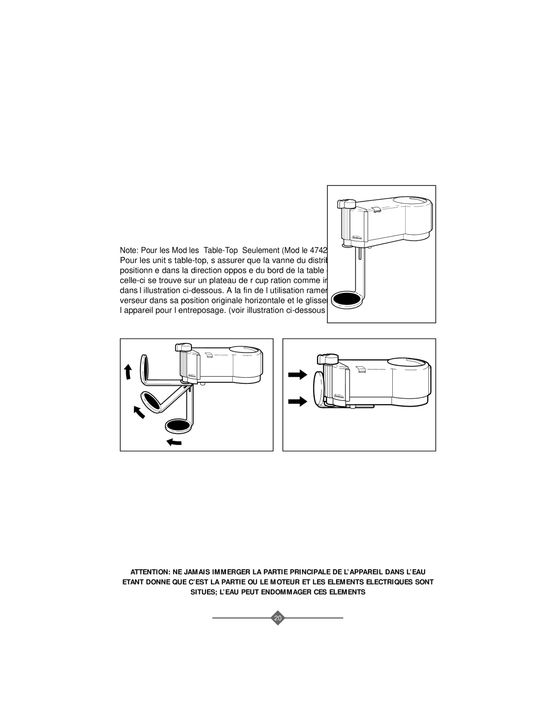 Sunbeam 4743, 4742 instruction manual 