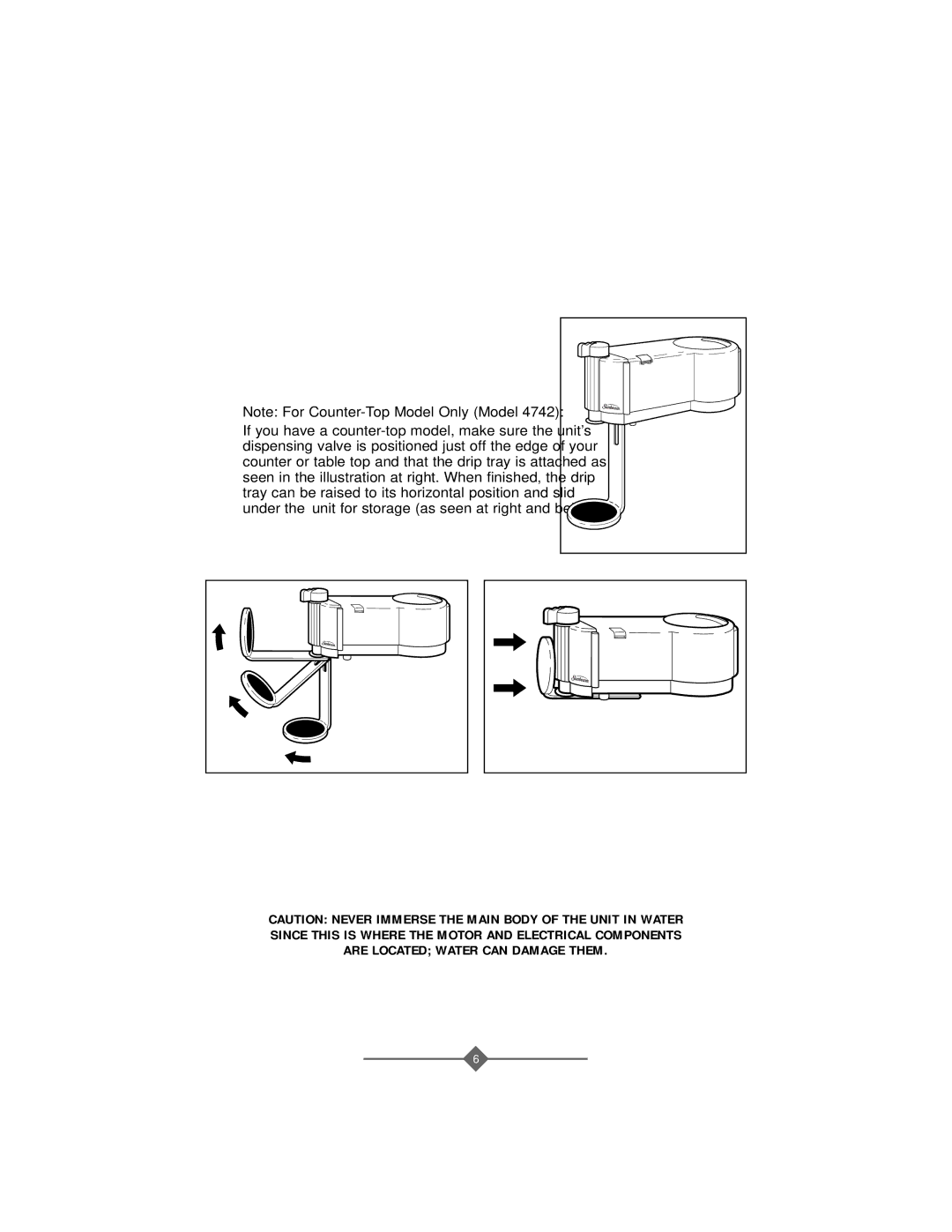 Sunbeam 4743, 4742 instruction manual 