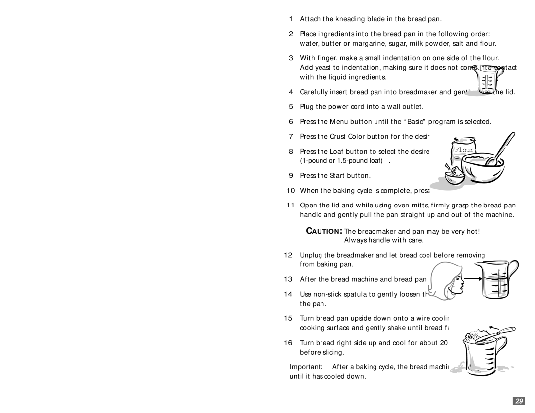 Sunbeam 5890 user manual 