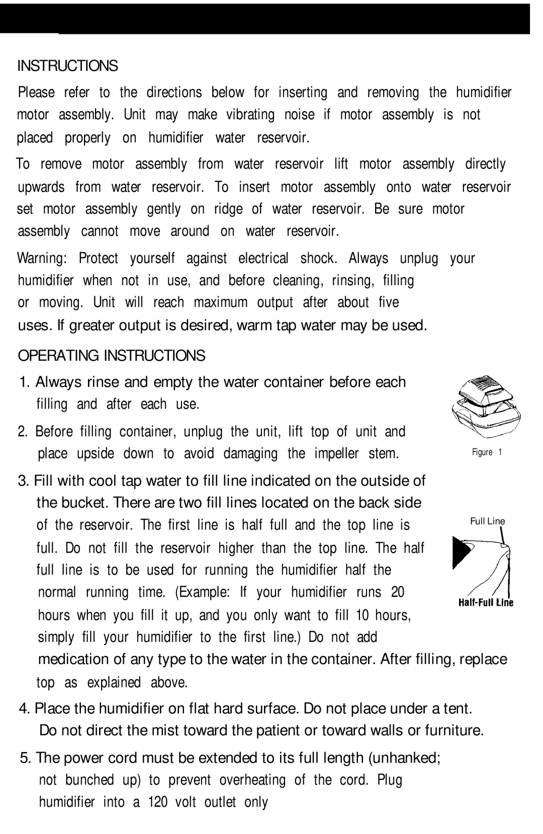 Sunbeam 644, 646 manual Operating Instructions 