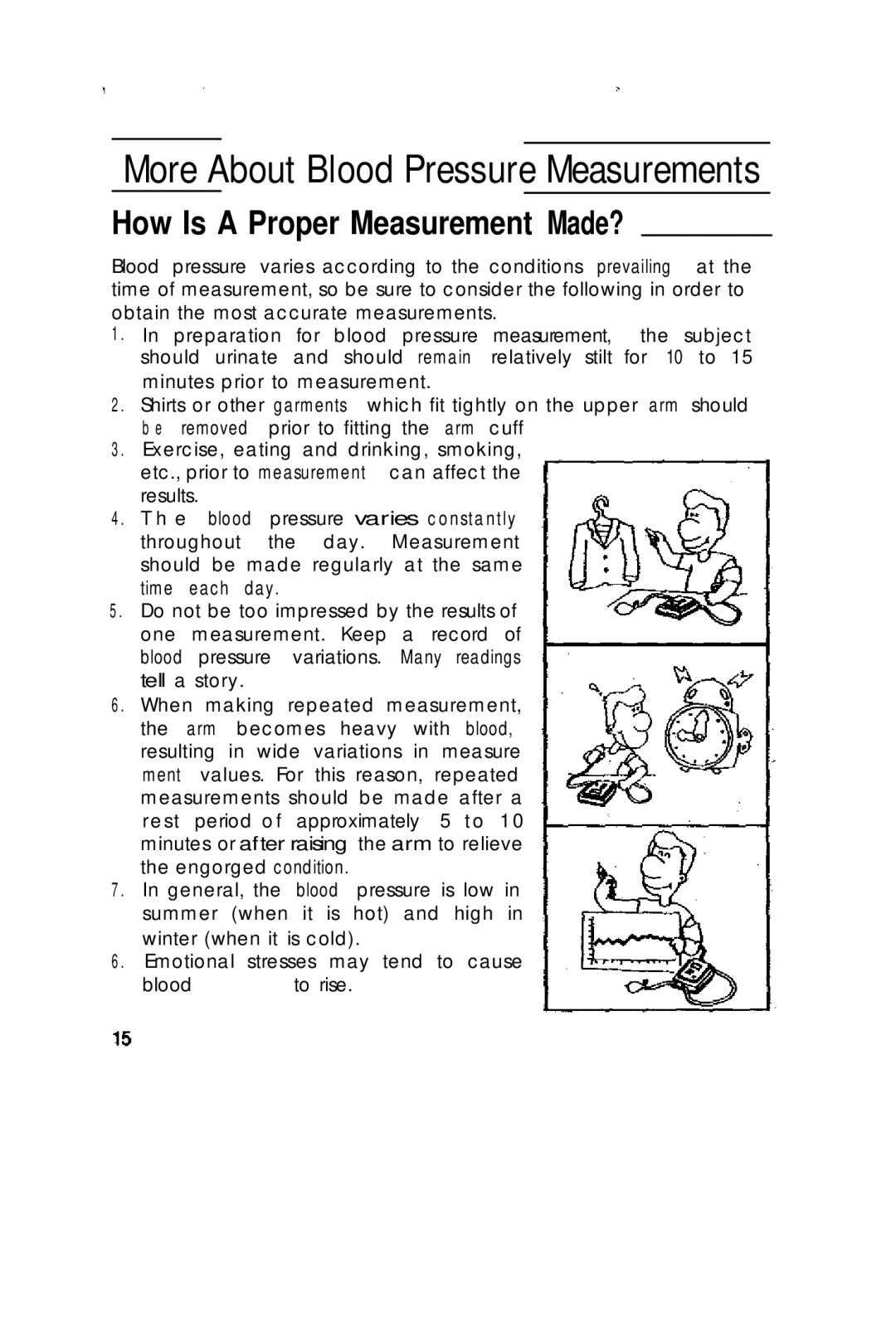 Sunbeam 7620 instruction manual More About Blood Pressure Measurements 