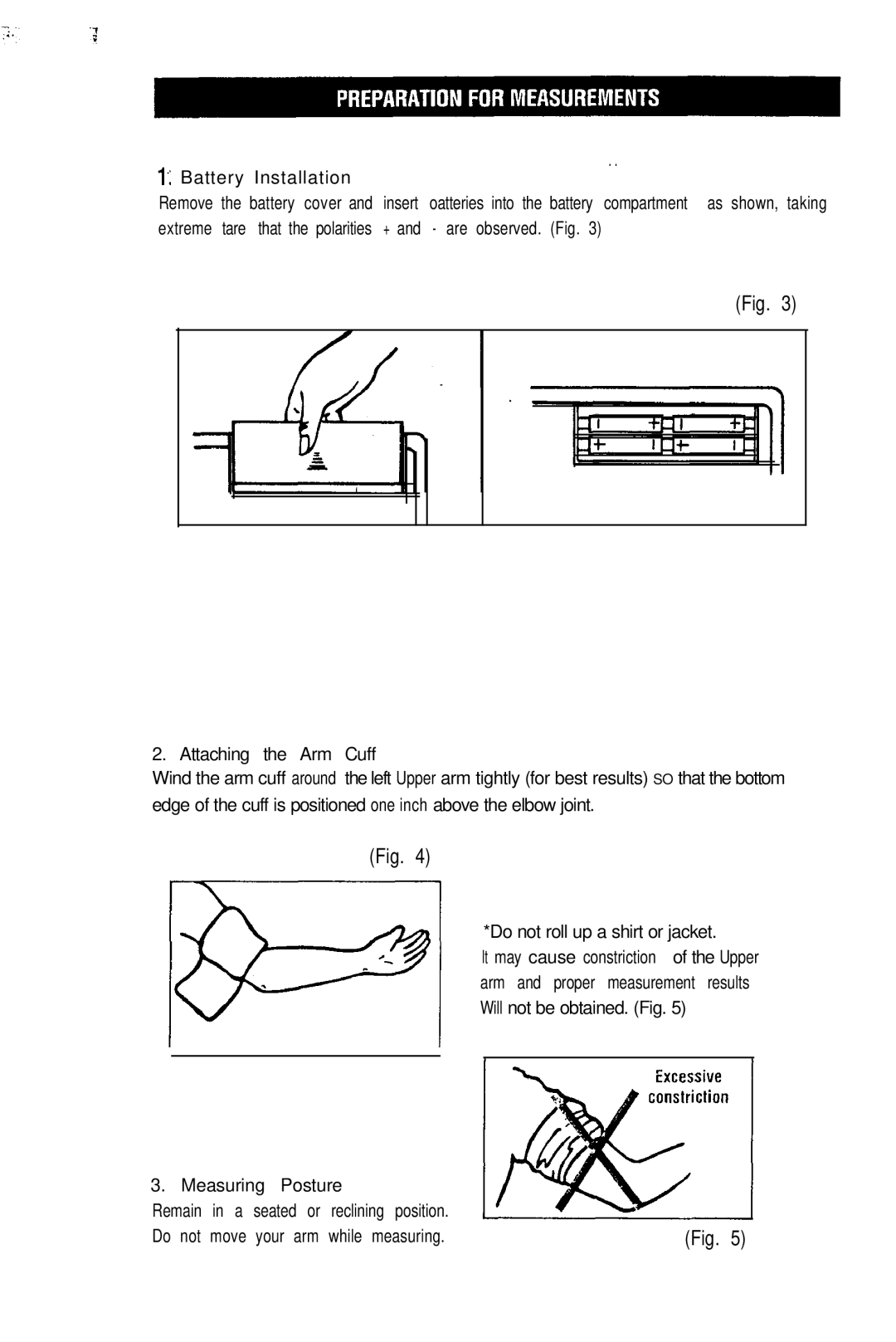 Sunbeam 7659 instruction manual Battery Installation 