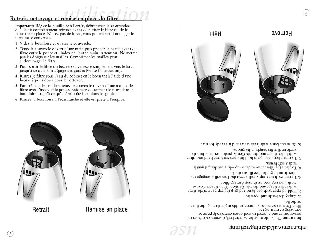 Sunbeam BVSBKTSS01-033 user manual Use 