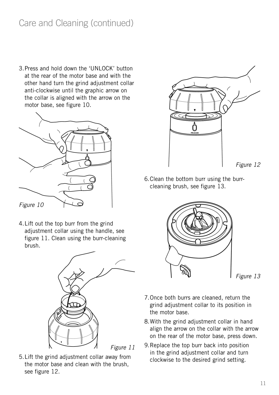 Sunbeam EM0480 manual Care and Cleaning 