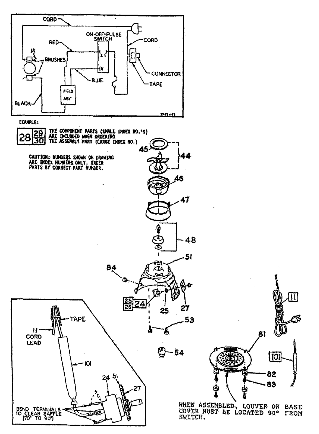 Sunbeam M98111-000-000 service manual II- -TAPE--\l 