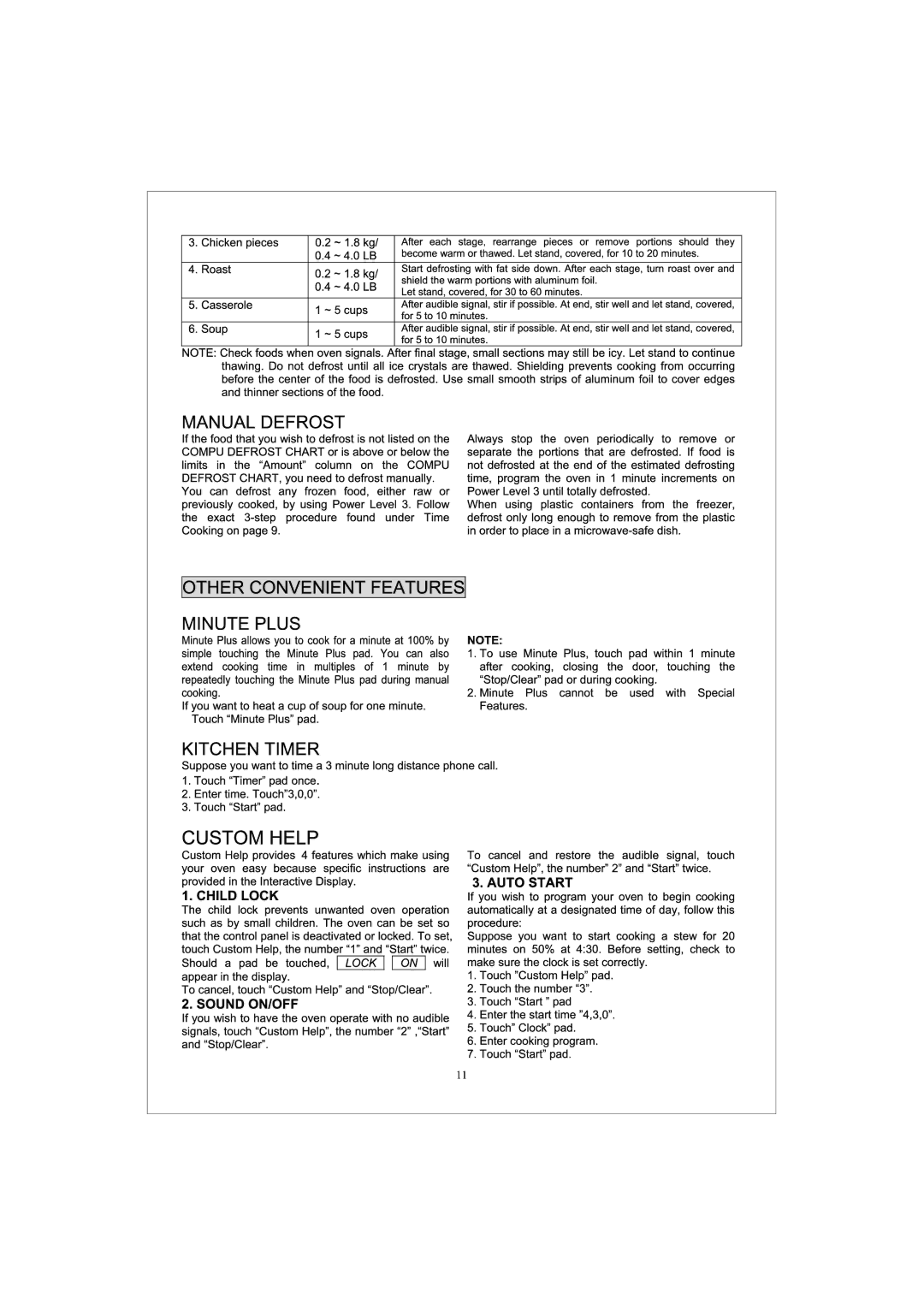 Sunbeam Major Appliances SNM1501RAW, SNM1501RAQ, SNM1501RAB manual 