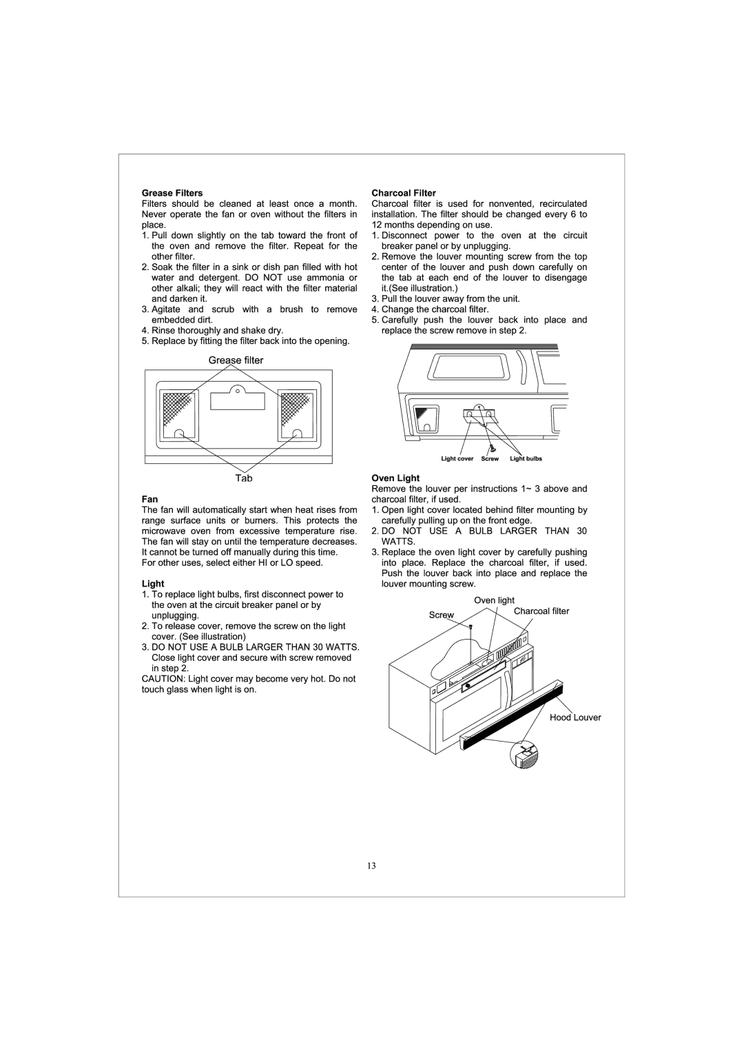 Sunbeam Major Appliances SNM1501RAB, SNM1501RAW, SNM1501RAQ manual 