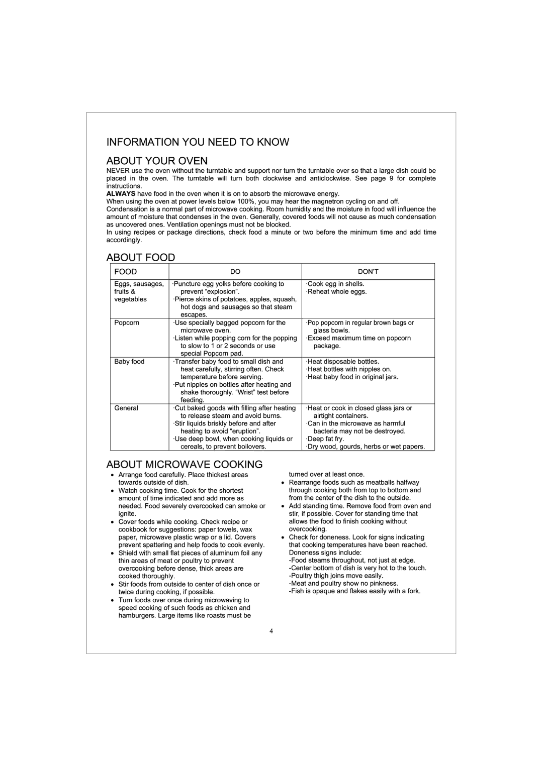 Sunbeam Major Appliances SNM1501RAB, SNM1501RAW, SNM1501RAQ manual 