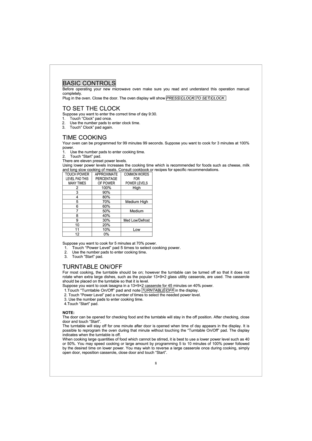 Sunbeam Major Appliances SNM1501RAW, SNM1501RAQ, SNM1501RAB manual 