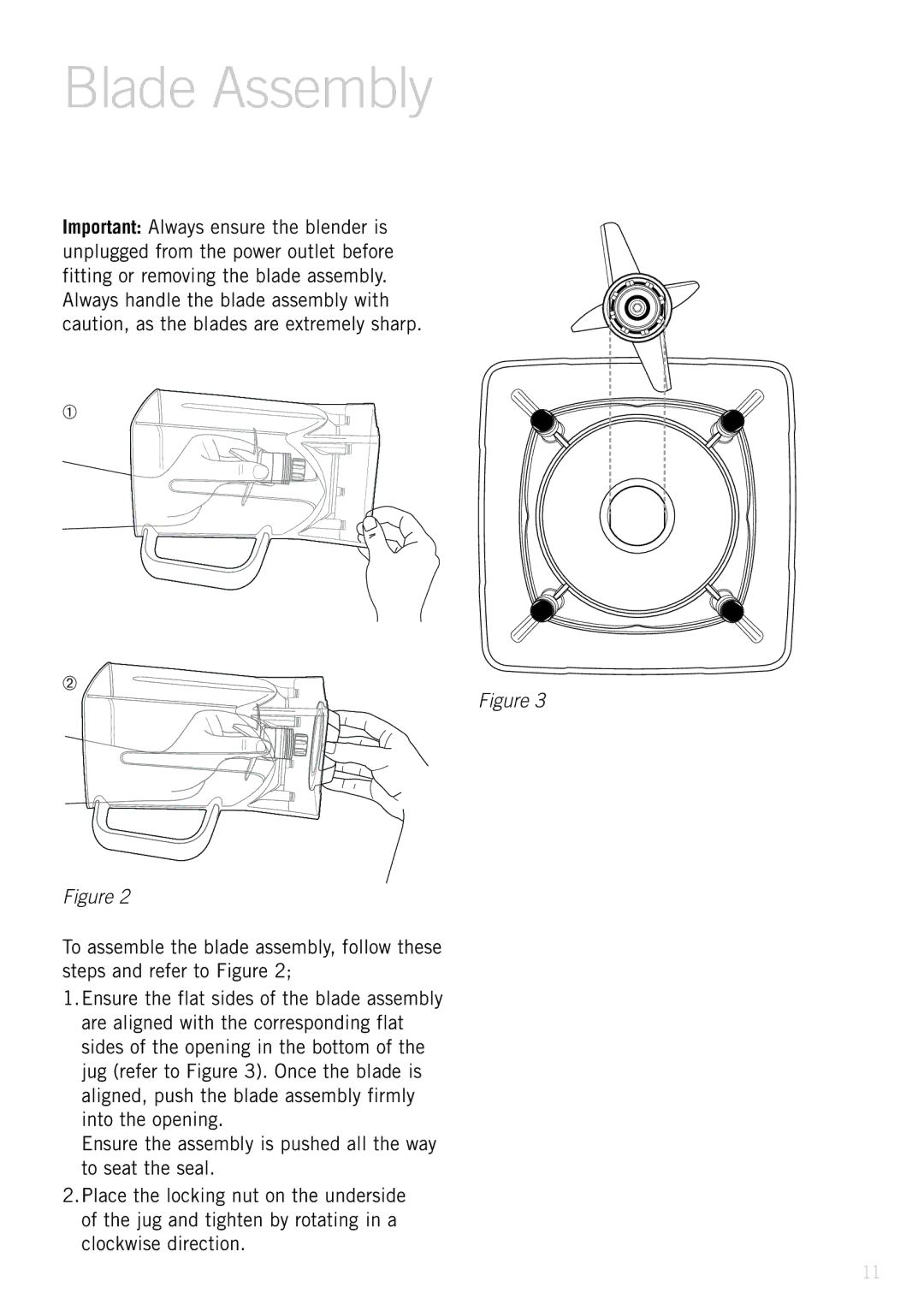 Sunbeam PB9800 manual Blade Assembly 