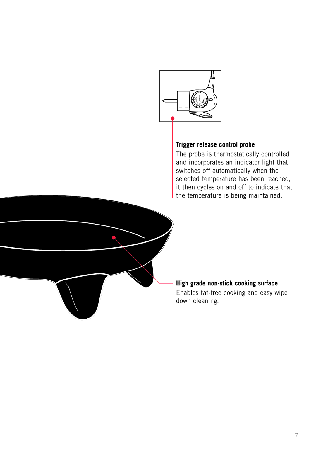 Sunbeam PU5300 manual High grade non-stick cooking surface 