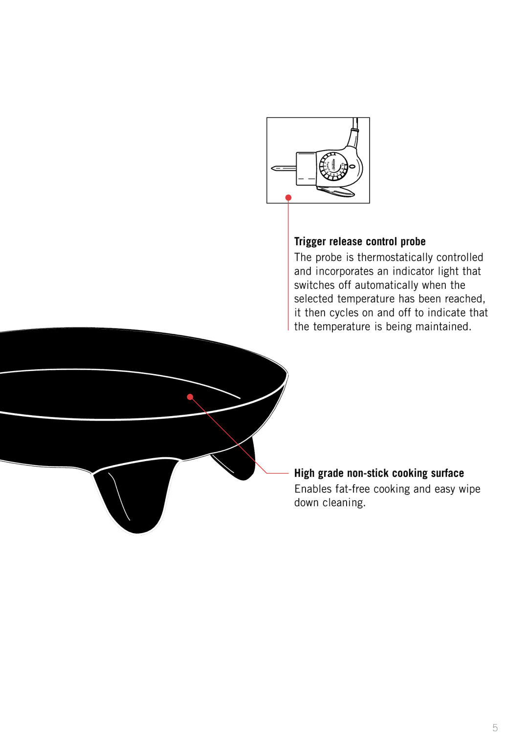 Sunbeam PU6300 manual High grade non-stick cooking surface 