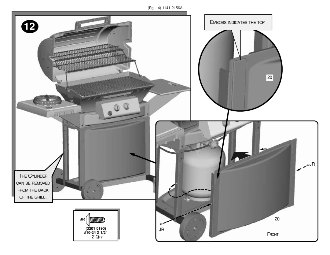 Sunbeam S T 6 5 0 1 E P B warranty Cylinder Can be Removed From the Back Grill 