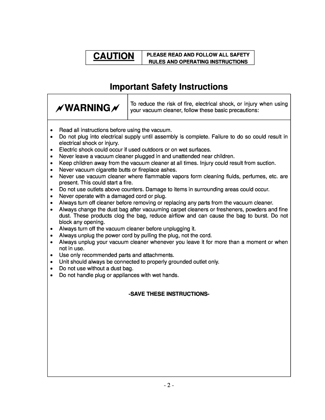 Sunbeam SBH-200 manual Important Safety Instructions, Savethese Instructions 