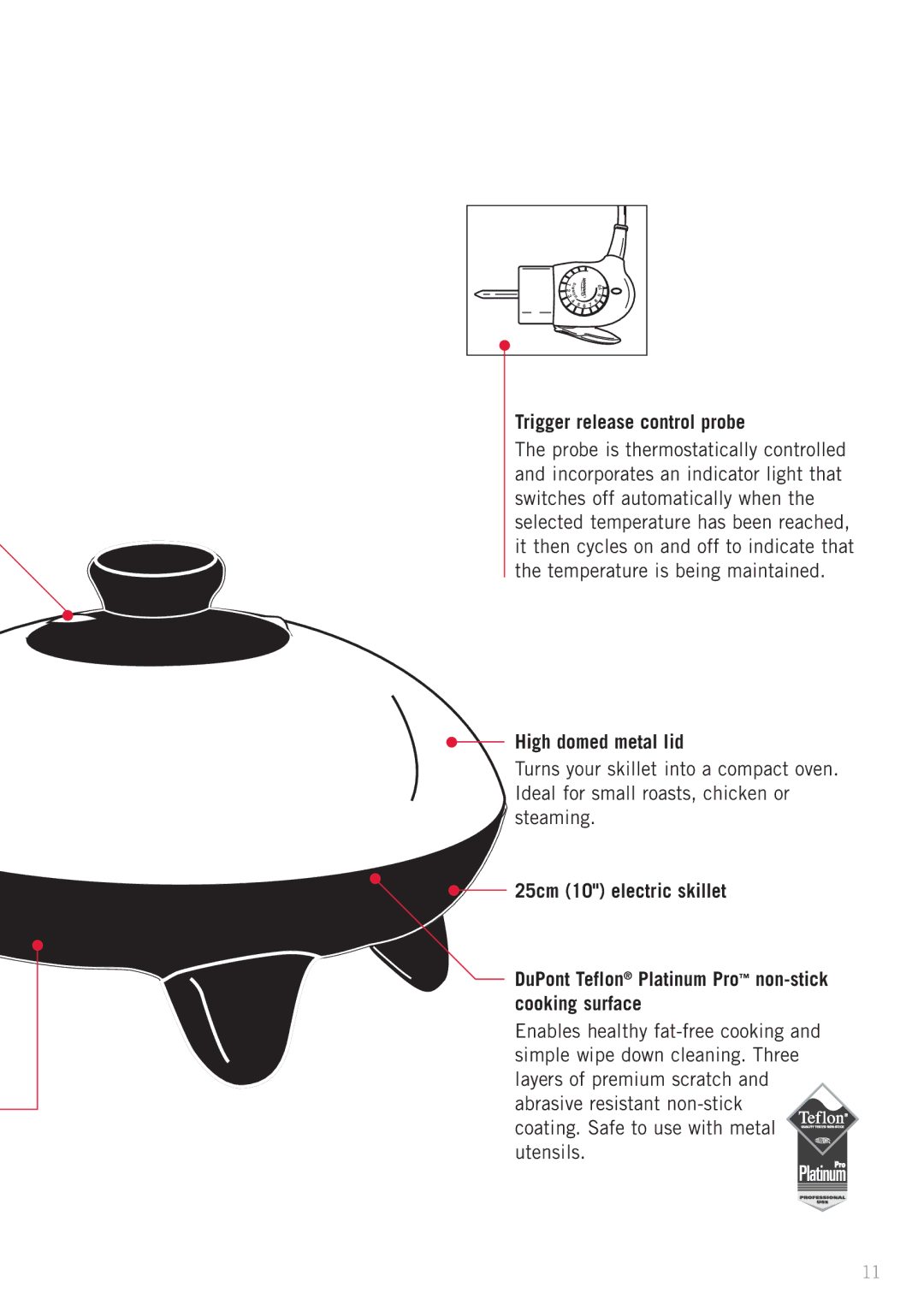 Sunbeam FP5500P, SK4200P, FP5900P, FP5910, FP5610P, FP5920 manual High domed metal lid 