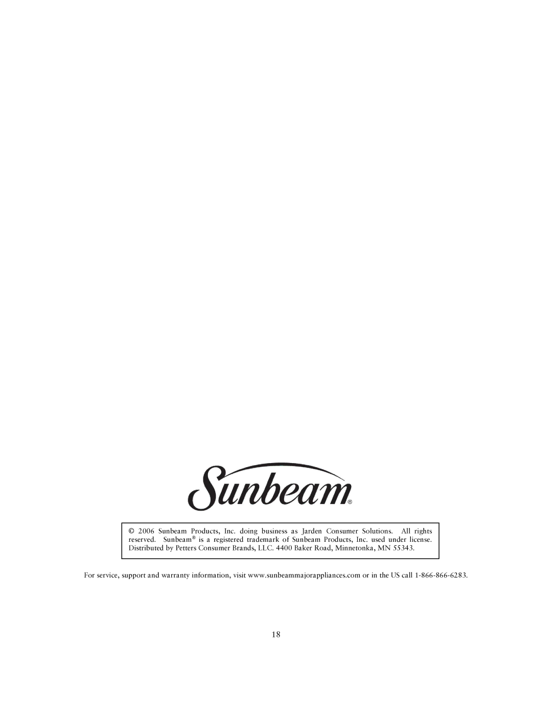 Sunbeam SNM1501RAX user manual 