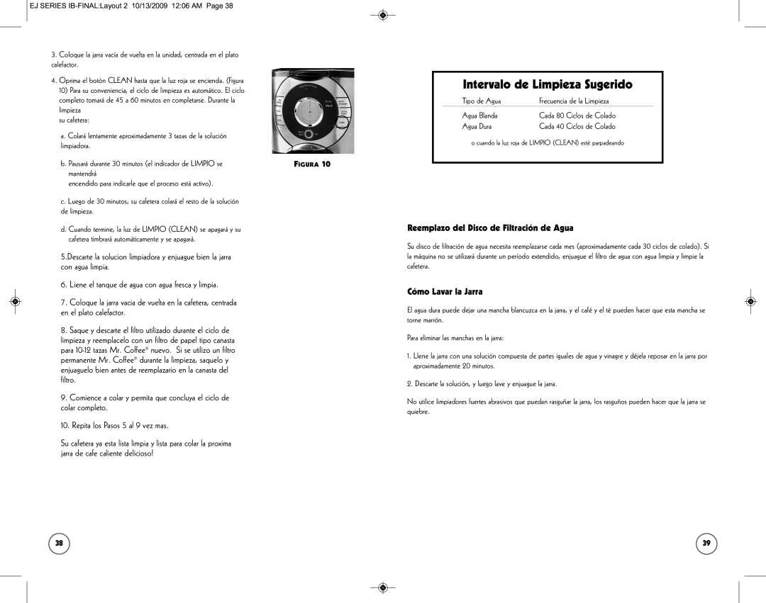 Sunbeam SPR-101006 user manual Reemplazo del Disco de Filtración de Agua, Cómo Lavar la Jarra 