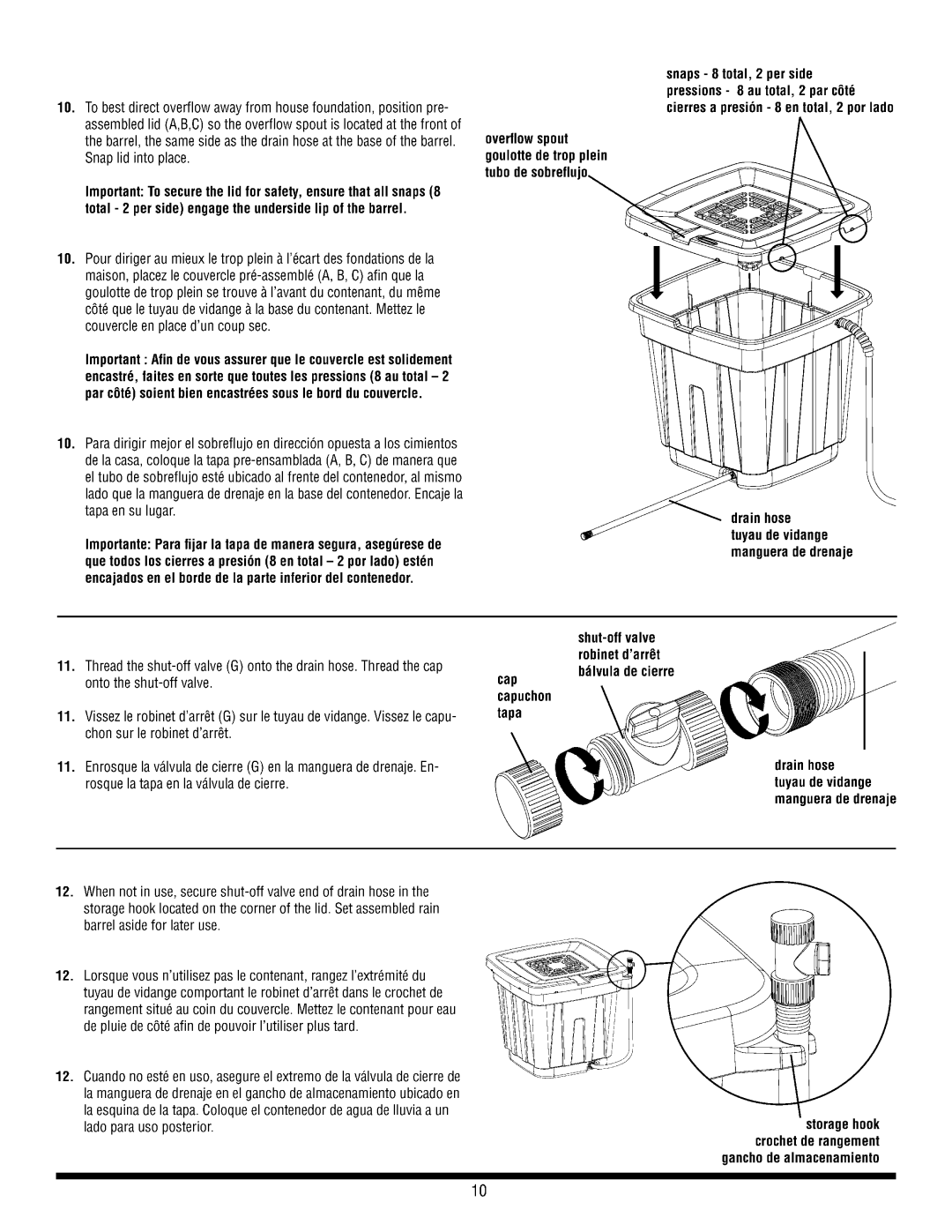 Suncast RB50 manual 