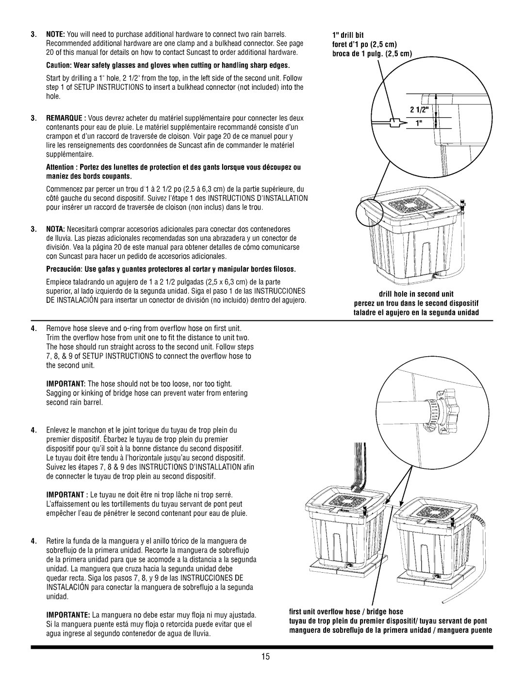 Suncast RB50 manual 