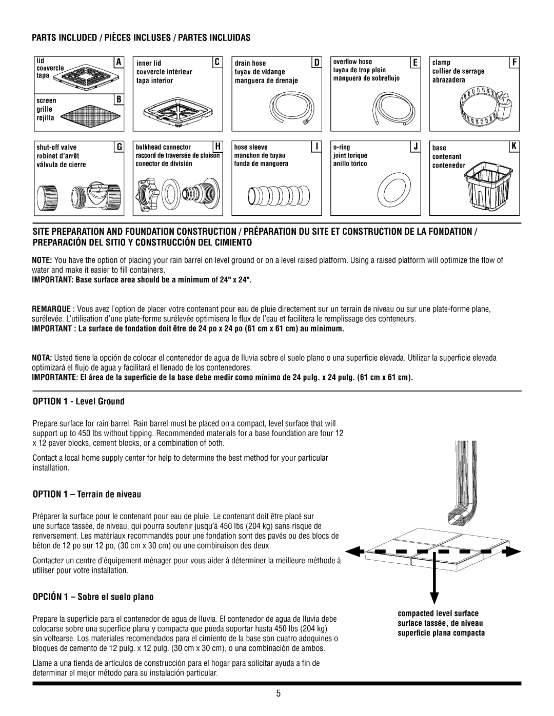 Suncast RB50 manual 