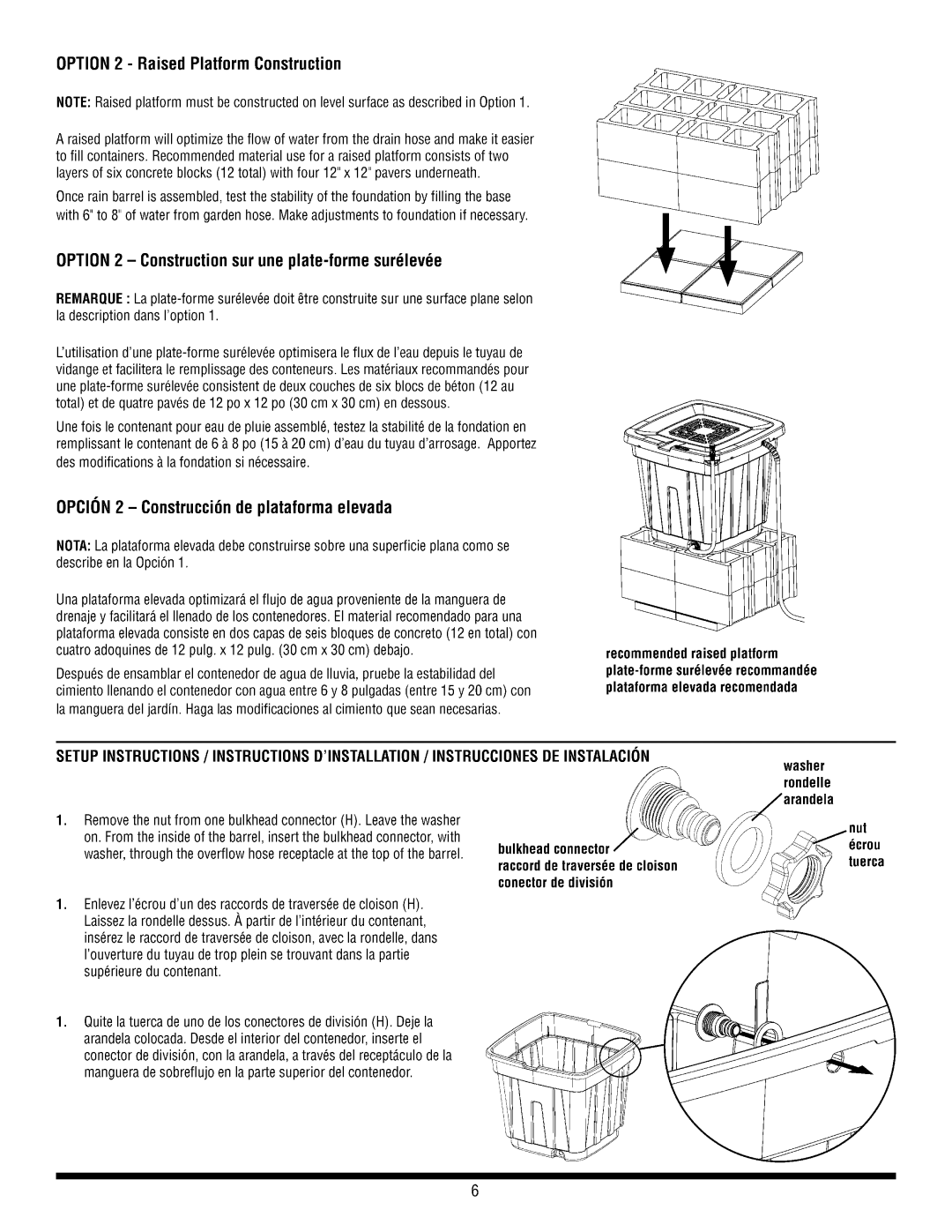 Suncast RB50 manual 