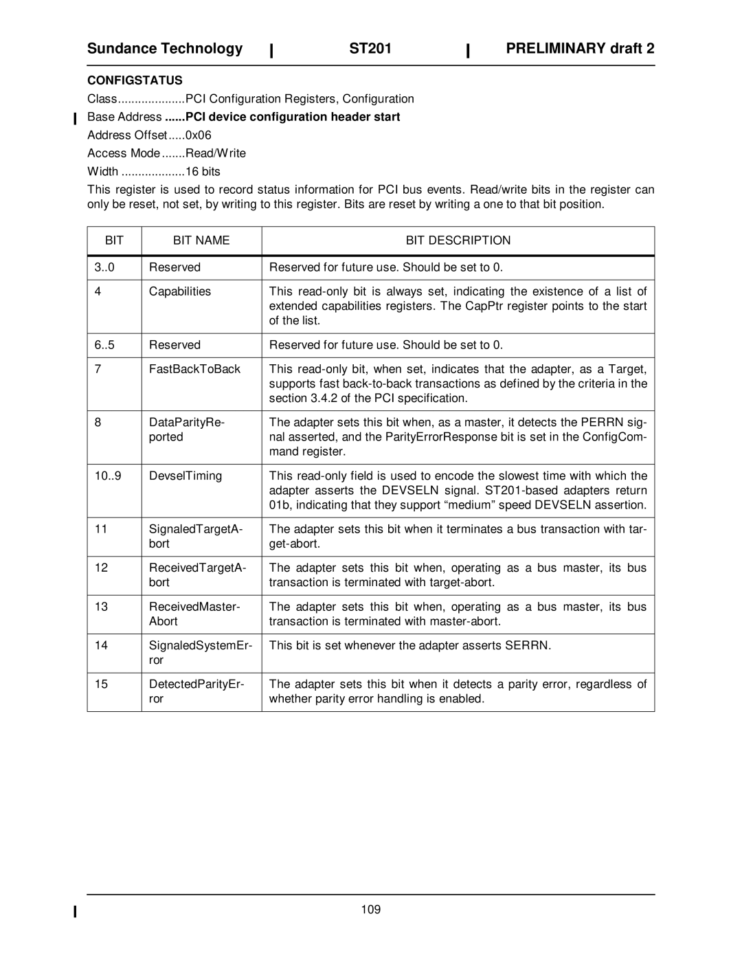 Sundance Spas ST201 manual Configstatus 