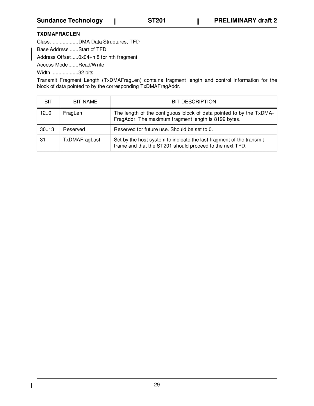 Sundance Spas ST201 manual Txdmafraglen 