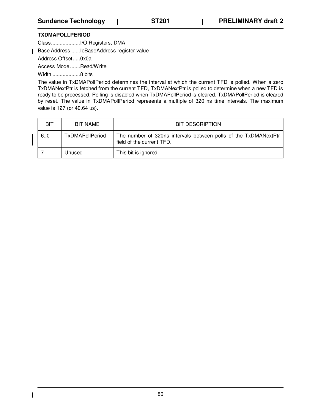 Sundance Spas ST201 manual Txdmapollperiod 