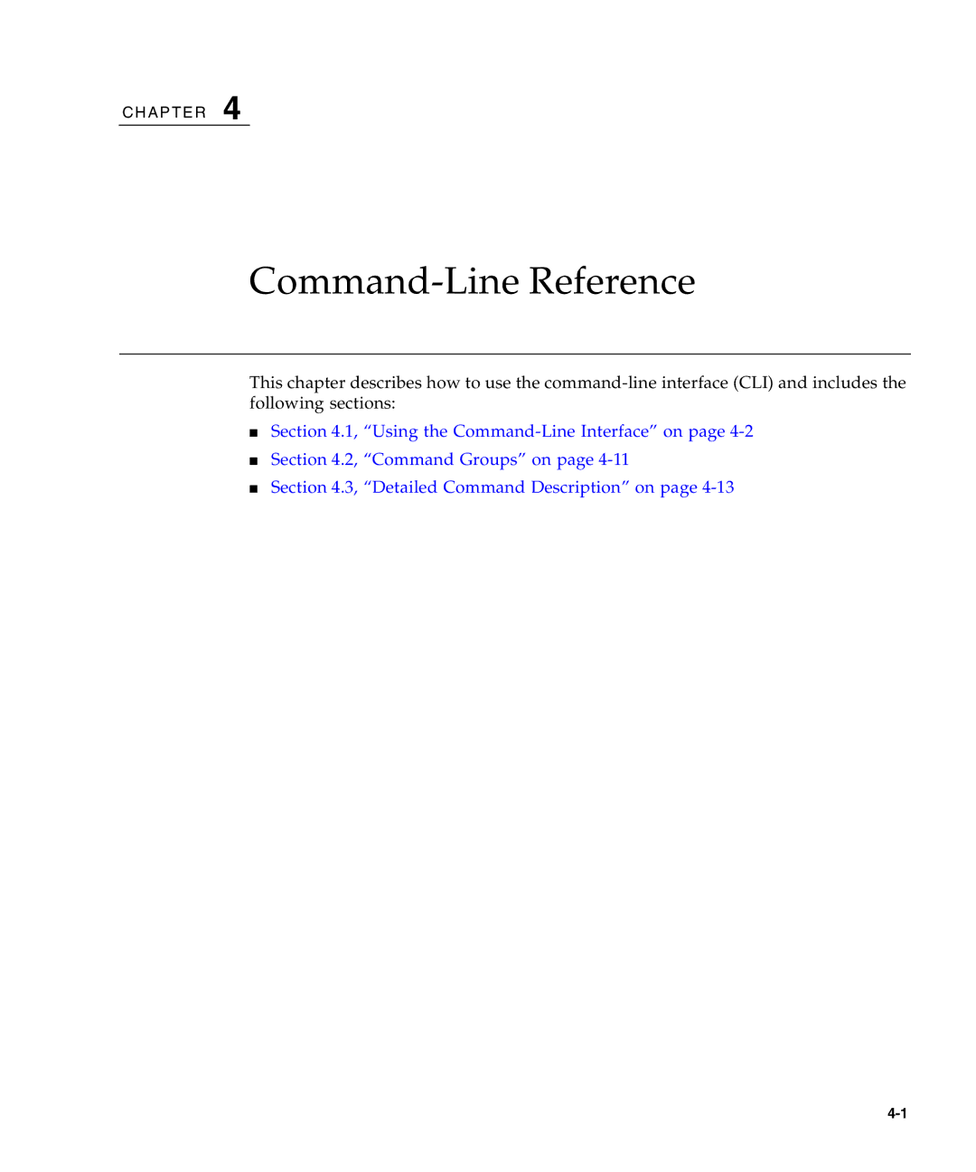 Sunfire B1600 manual Command-Line Reference 