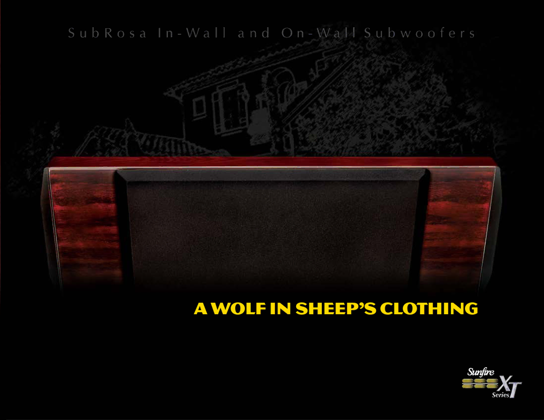 Sunfire XT SERIES manual AwolfinSheep’sclothing 
