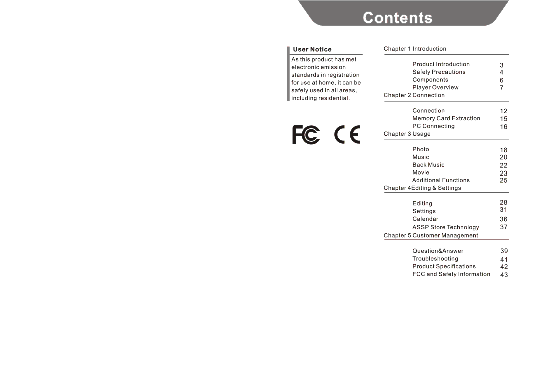 Sungale AD801 manual 