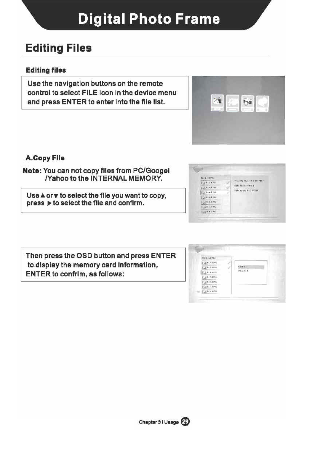 Sungale AW15B-WF manual 