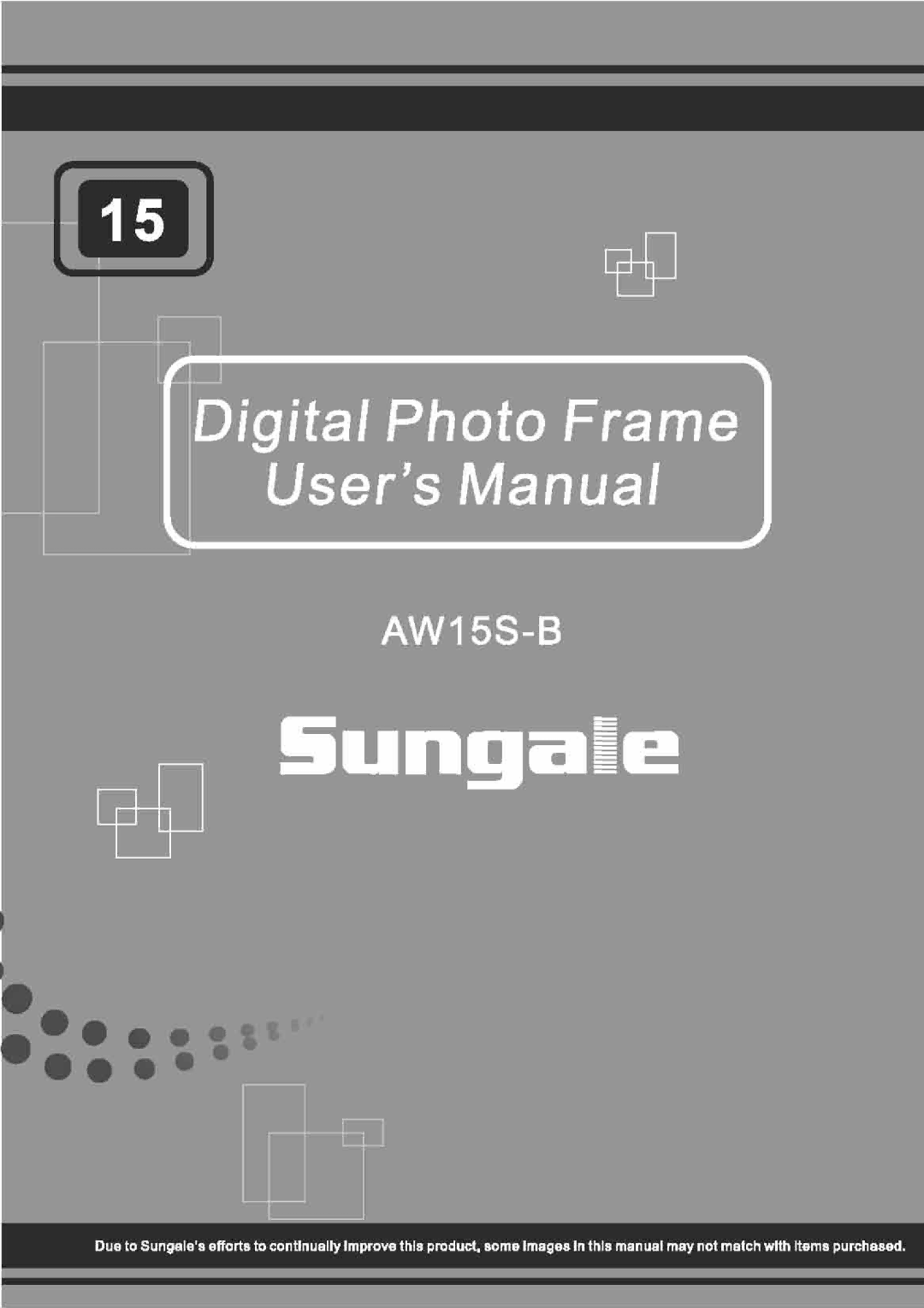 Sungale AW15S-B manual 