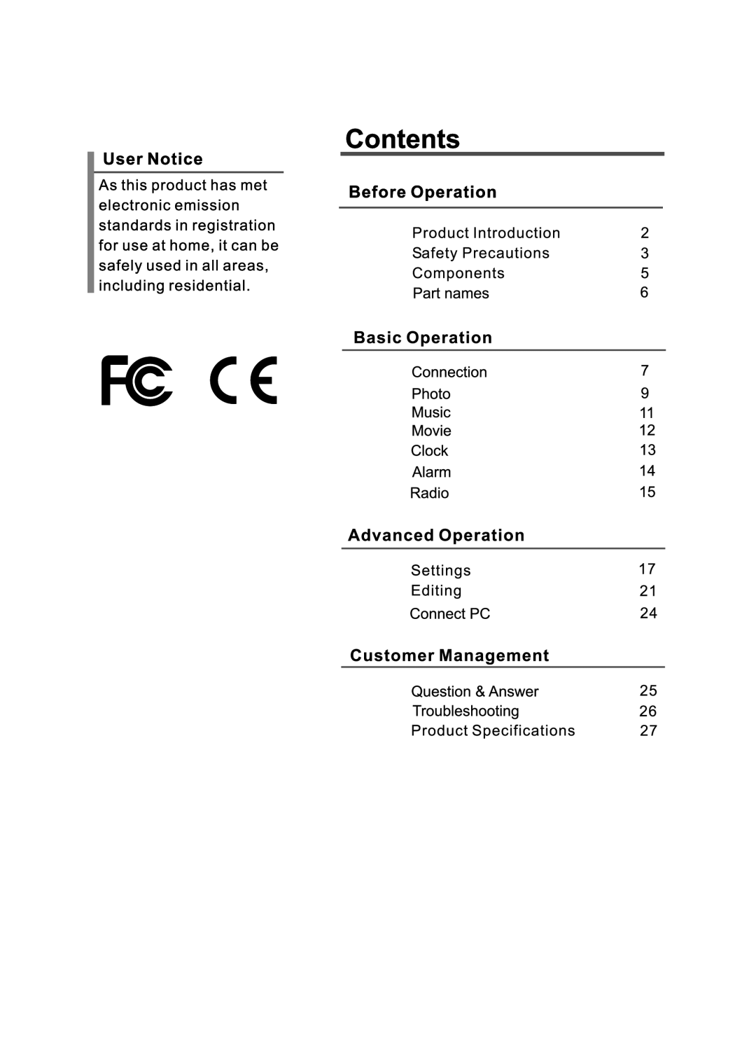 Sungale CA700VCR manual 