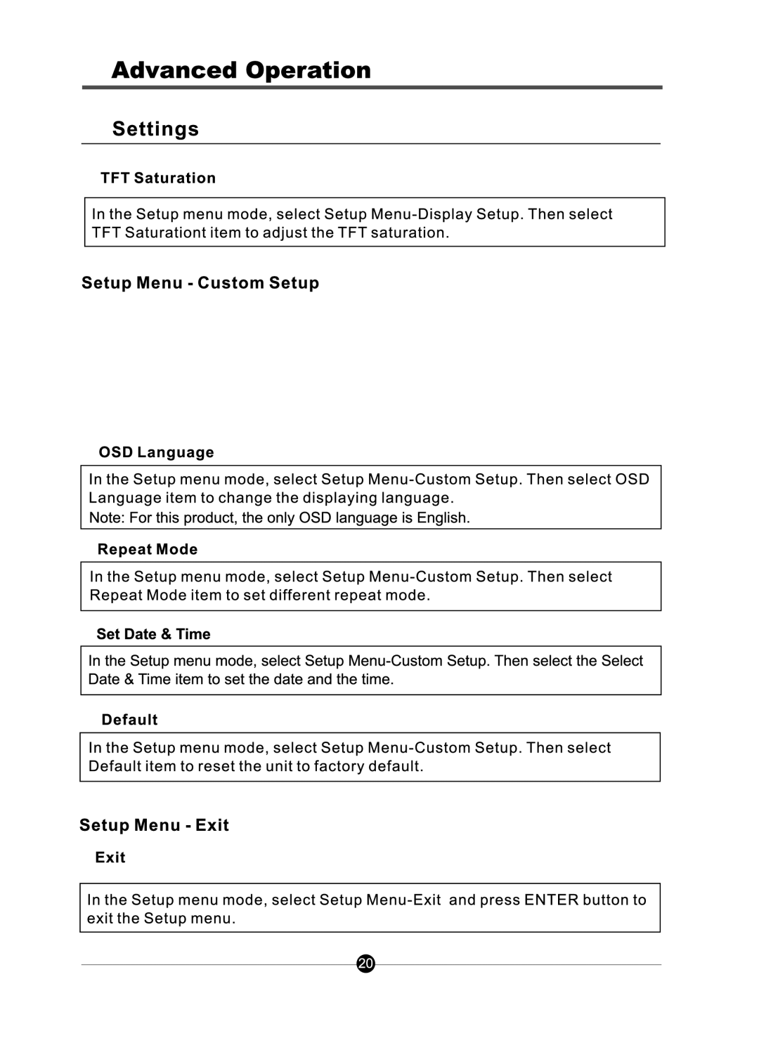 Sungale CA700VCR manual 