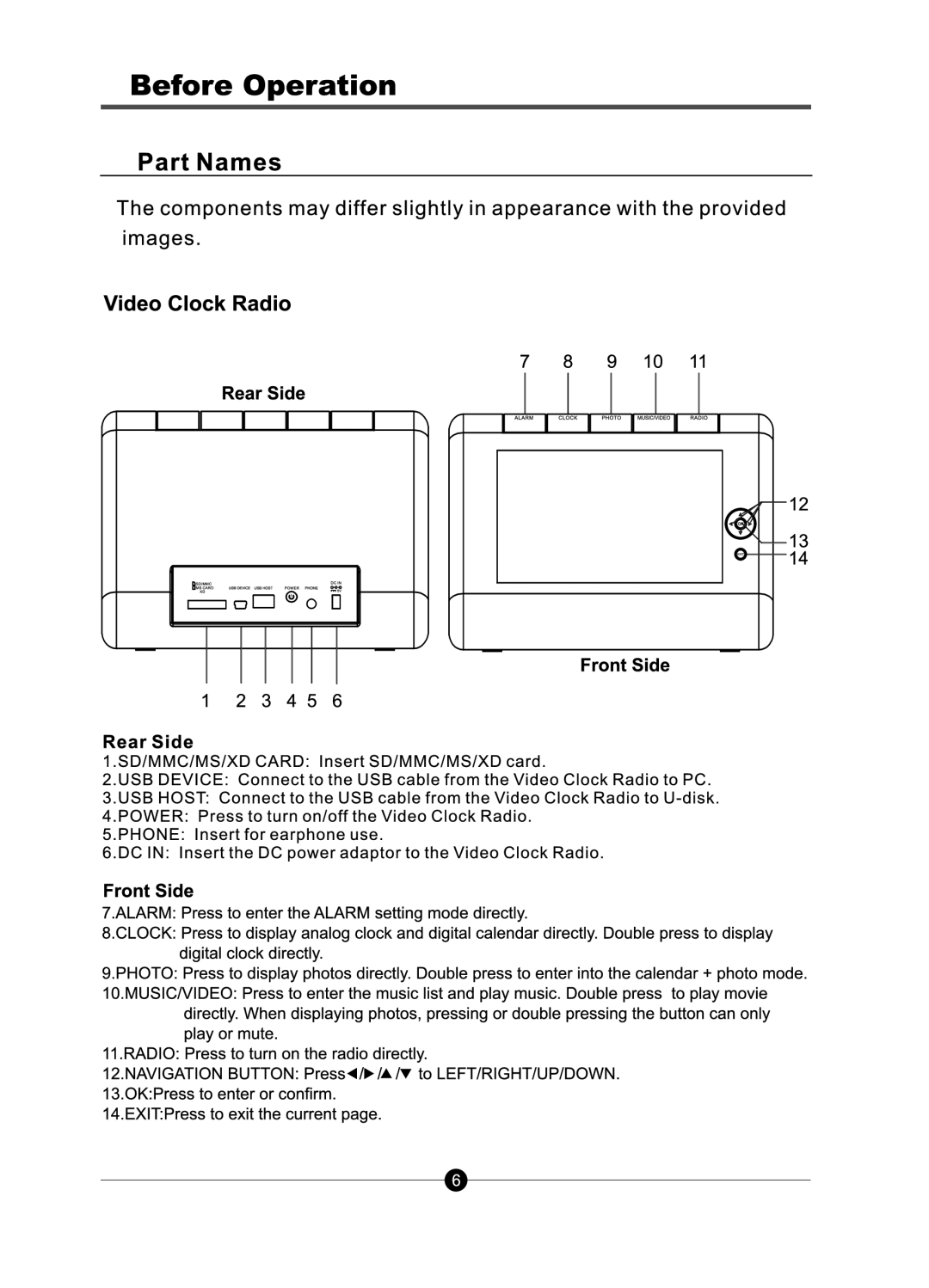 Sungale CA700VCR manual 