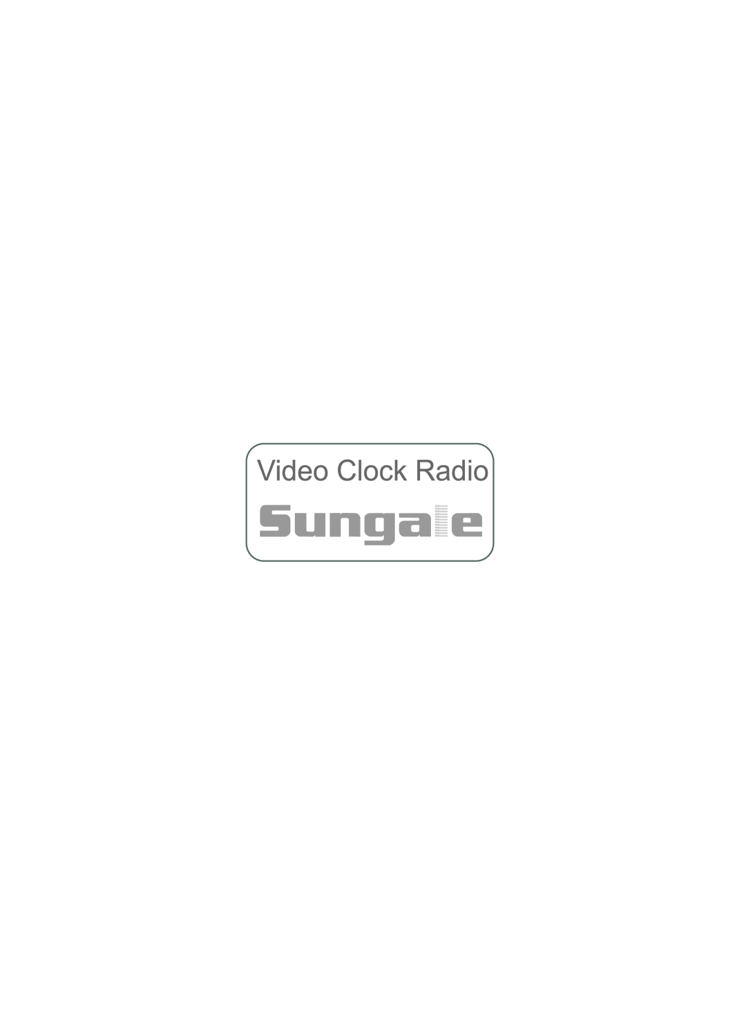 Sungale CA700VCR manual 