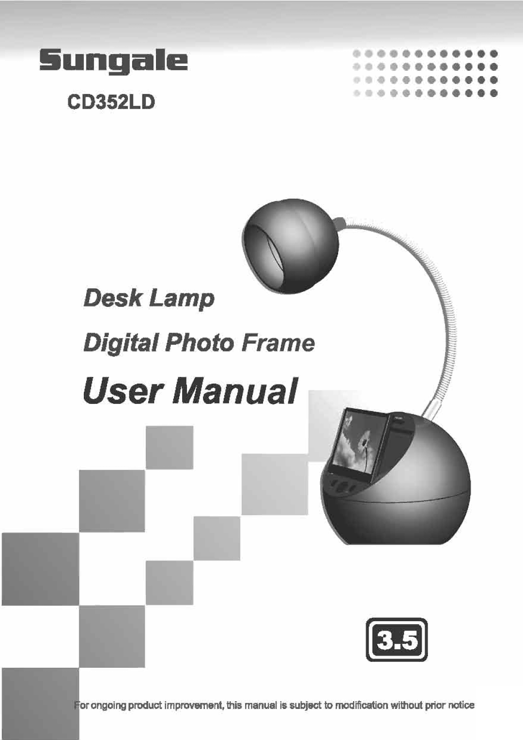 Sungale CD352LD manual 