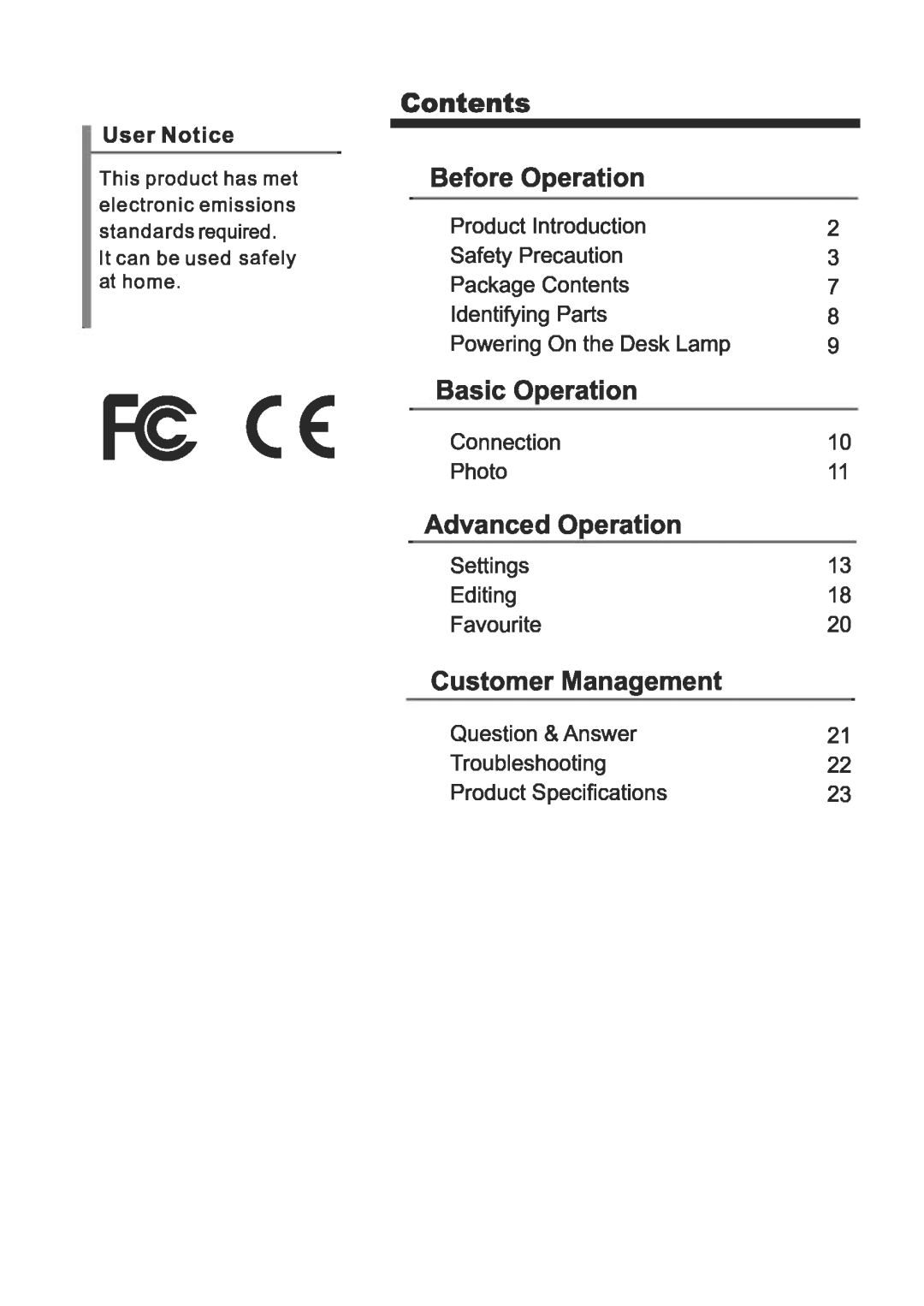 Sungale CD352LD manual 