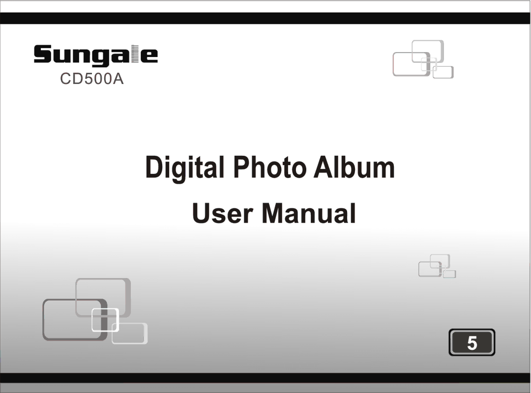 Sungale CD500A manual 