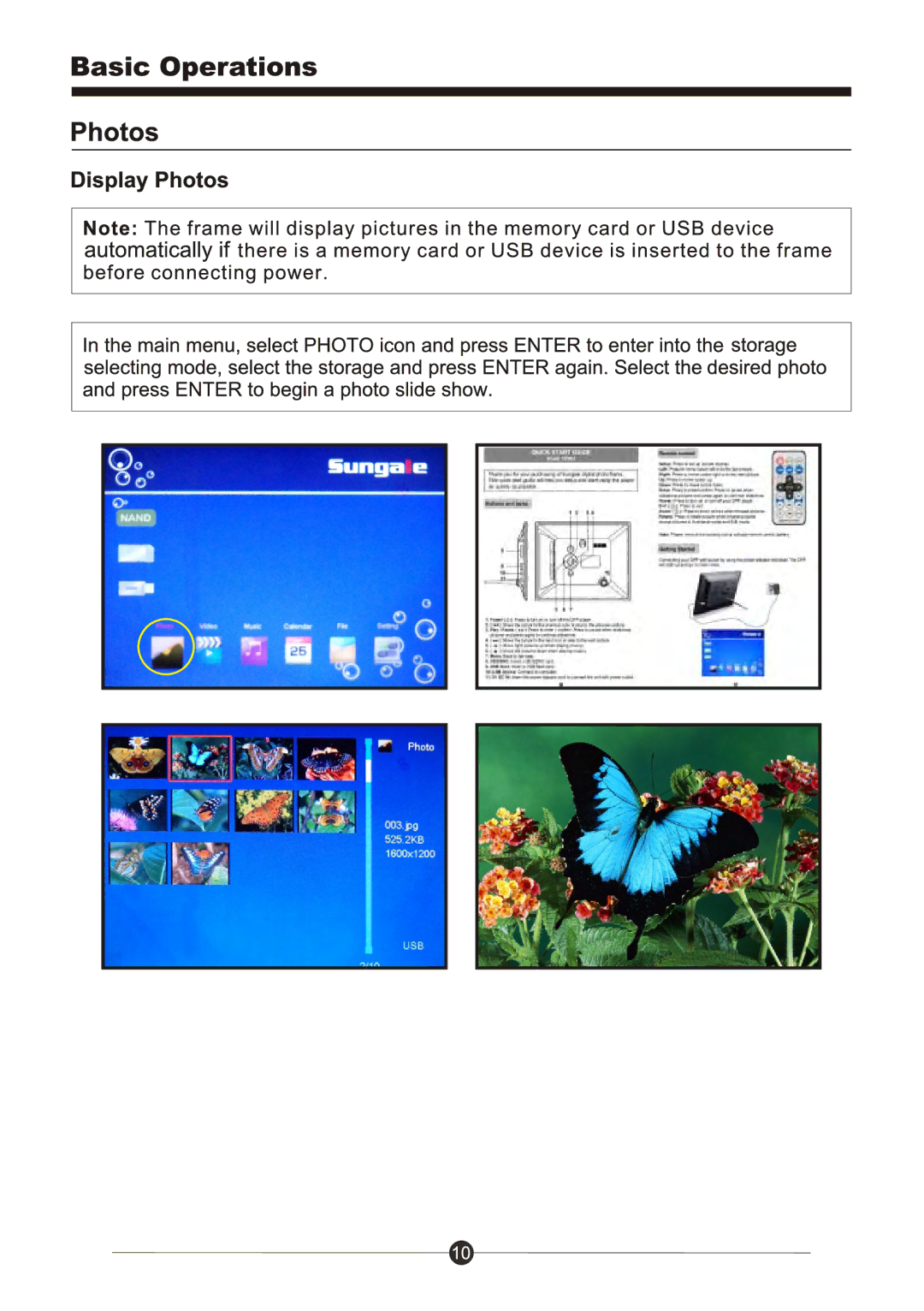 Sungale CD802 manual 