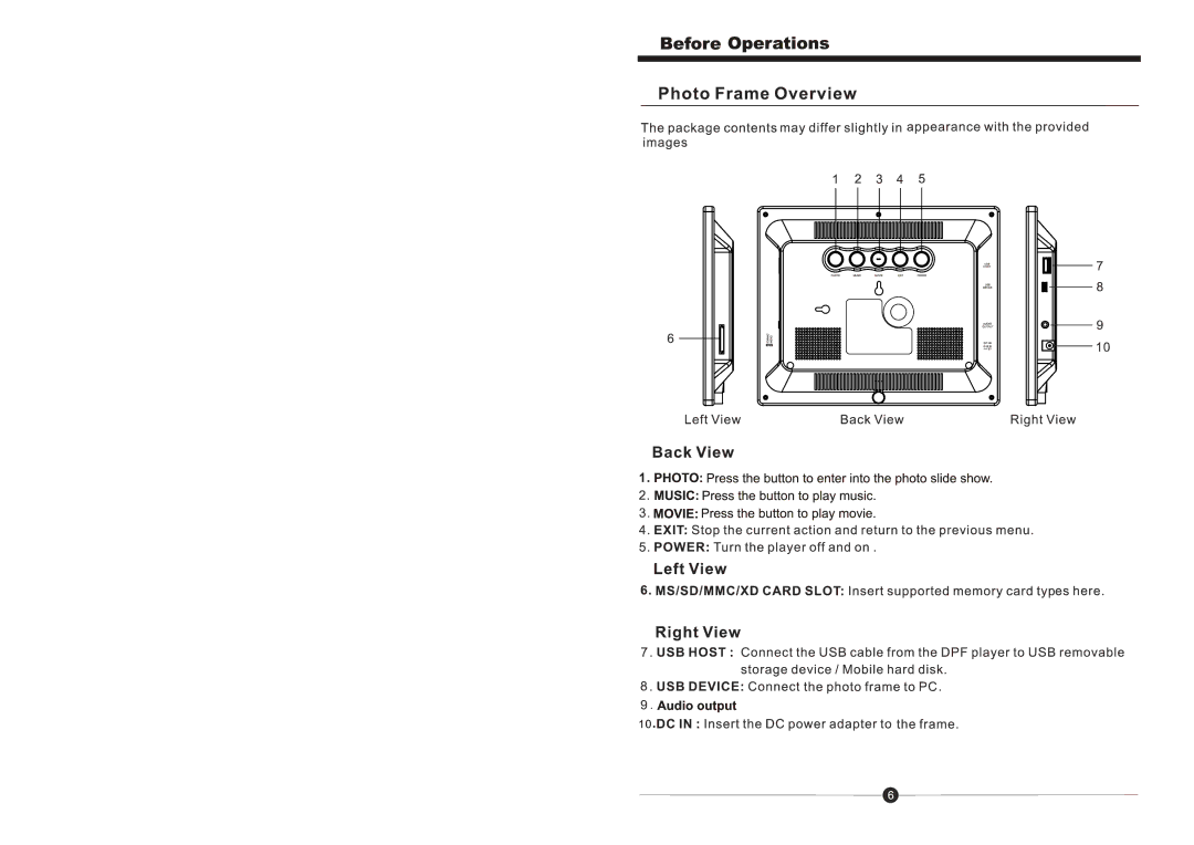 Sungale CD803 manual 